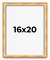 16x20 Minimalist Shadow Box Picture Frame with UV-Resistant Acrylic & Acid Free Backing, Available in 5 Finishes - Black, Brown, Gold, Silver, White